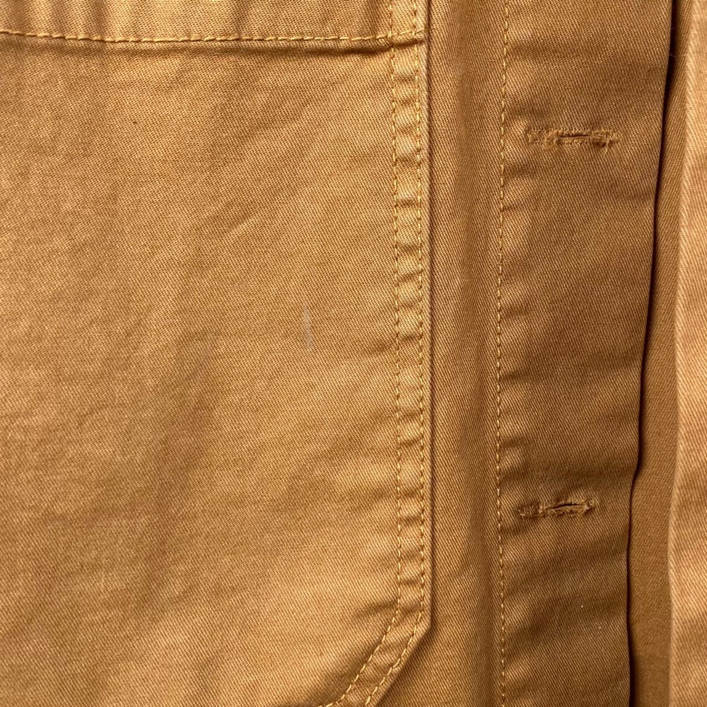 Sanctuary Utility Jacket Button Front Orange Mustard - Picture 3 of 8